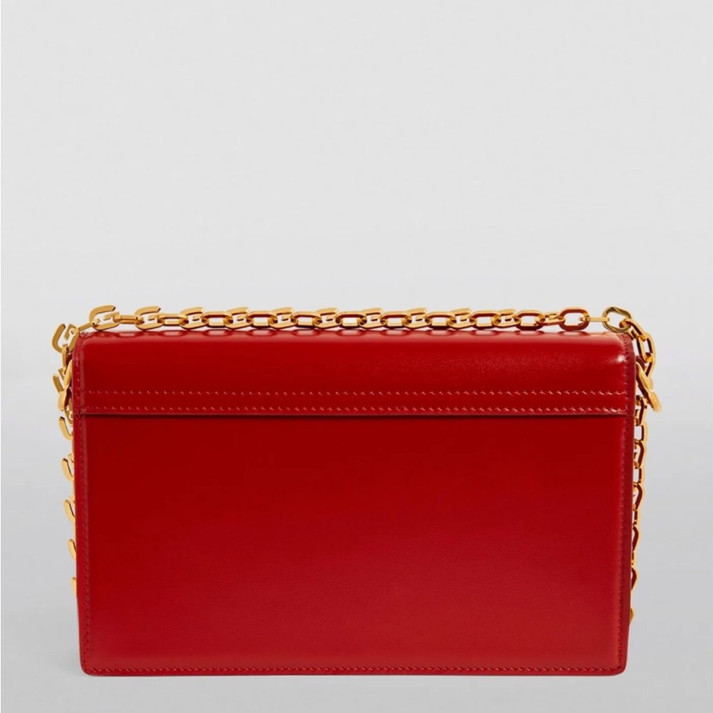 Givenchy Small 4G Chain Leather Crossbody Bag - Red - Picture 6 of 12